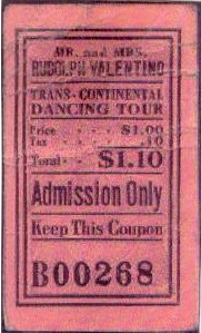 Dance Tour Ticket