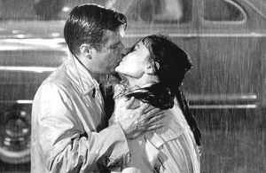 George Peppard and Audrey Hepburn in Breakfast At Tiffany’s