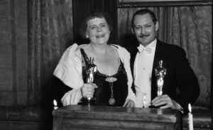 Best Actress 1931 Marie Dressler for Bin and Min and Best Actor Lionel Barrymore 1931 for A Free Soul